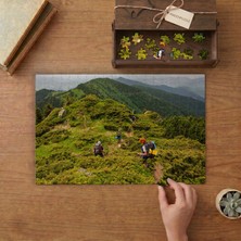 Karadeniz Doğa Yürüyüşü Tasarımı 240 Parça Ahşap Puzzle Ahşap Kutuda  MP07920