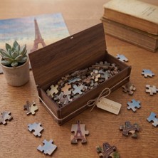 Palmiye Ağaçları - Yüksek Binalar Tasarımı 240 Parça Ahşap Puzzle Ahşap Kutuda  MP02752