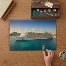 Kruvaziyer Gemisi Tasarımı 240 Parça Ahşap Puzzle Ahşap Kutuda  MP06983