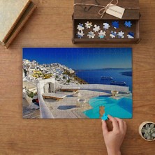 Lüks Otel- Tatil - Manzara Tasarımı 240 Parça Ahşap Puzzle Ahşap Kutuda  MP01200
