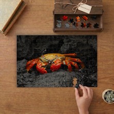 Yengeç Hayvan Yaban Hayvan Tasarımı 240 Parça Ahşap Puzzle Ahşap Kutuda  MP01998