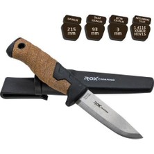 Rox Camping Bushcraft Pro Paslan Çelik Kamp Bıçak