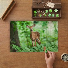 Yavru Ceylan Tasarımı 240 Parça Ahşap Puzzle Ahşap Kutuda  MP08762