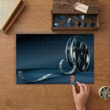Film Şeridi  Tasarımı 240 Parça Ahşap Puzzle Ahşap Kutuda  MP00554