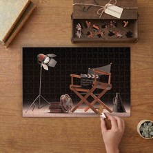 Sinema Stüdyosu Tasarımı 240 Parça Ahşap Puzzle Ahşap Kutuda  MP00963
