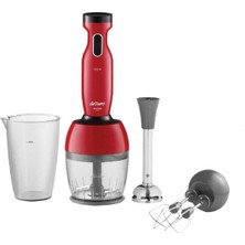 Rozino Ar 1156 El Blender Seti 1000 Watt Güç Arzum Rozino Kırmızı