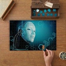 Yapay Zeka - Bilişim Tasarımı 240 Parça Ahşap Puzzle Ahşap Kutuda  MP02966