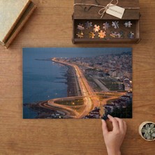 Trabzon Şehir Manzarası Tasarımı 240 Parça Ahşap Puzzle Ahşap Kutuda  MP02869