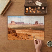 Utah Monument Vadisi Kumtaşları- Manzara Tasarımı 240 Parça Ahşap Puzzle Ahşap Kutuda  MP03372