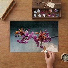 Sakura Kiraz Çiçekleri Japonya  Tasarımı 240 Parça Ahşap Puzzle Ahşap Kutuda  MP04218