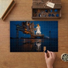 Uzay Mekiği Tasarımı 240 Parça Ahşap Puzzle Ahşap Kutuda  MP04098