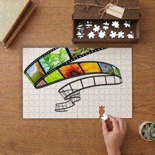 Film Şeridi- Görüntü- Güzel Resimler Tasarımı 240 Parça Ahşap Puzzle Ahşap Kutuda  MP00426