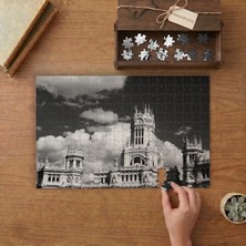 Cibeles Sarayı - Madrid Tasarımı 240 Parça Ahşap Puzzle Ahşap Kutuda  MP06786