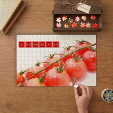 Salkım Domates  Tasarımı 240 Parça Ahşap Puzzle Ahşap Kutuda  MP00376