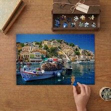 Sini Adası - Manzara Tasarımı 240 Parça Ahşap Puzzle Ahşap Kutuda  MP06849