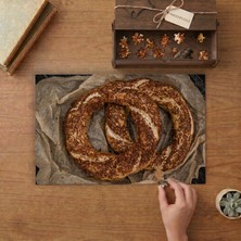El Yapımı Simit Tasarımı 240 Parça Ahşap Puzzle Ahşap Kutuda  MP08627