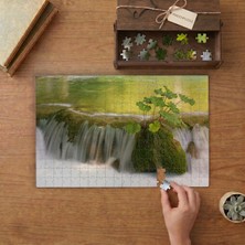 Düden Şelalesi - Mükemmel Doğa Manzarası Tasarımı 240 Parça Ahşap Puzzle Ahşap Kutuda  MP04670