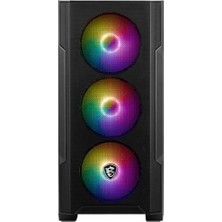 ALK Msı Mag Forge M100A Akrilik Yan Panel 3X120MM 1X120MM Argb Fan Psu Yok Matx Gamıng Kasa