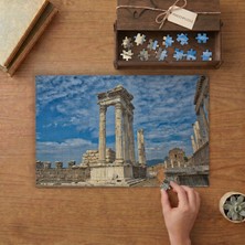 Pergamon Antik Kenti - Izmir Tasarımı 240 Parça Ahşap Puzzle Ahşap Kutuda  MP09692