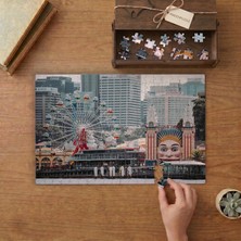 Lunapark - Eğlence  Tasarımı 240 Parça Ahşap Puzzle Ahşap Kutuda  MP10133