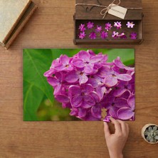 Mor Leylaklar Tasarımı 240 Parça Ahşap Puzzle Ahşap Kutuda  MP07730