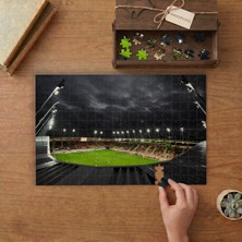 Stadyum- Halısaha Tasarımı 240 Parça Ahşap Puzzle Ahşap Kutuda  MP00839