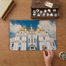 Kiev Beyaz Saray Manzarası Tasarımı 240 Parça Ahşap Puzzle Ahşap Kutuda  MP01429