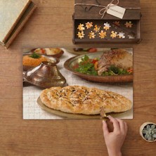 Ramazan Pidesi Tasarımı 240 Parça Ahşap Puzzle Ahşap Kutuda  MP01082