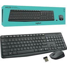 ALK Logitech MK235 Kablosuz Q Klavye Mouse Seti