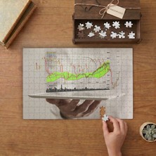 Veri Analizi - Iş Dünyası Tasarımı 240 Parça Ahşap Puzzle Ahşap Kutuda  MP03215