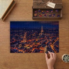 Paris Gece Manzarası Tasarımı 240 Parça Ahşap Puzzle Ahşap Kutuda  MP05593
