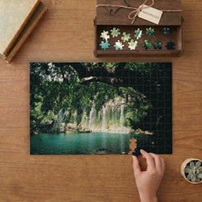 Kurşunlu Şelalesi - Doğa Manzarası Tasarımı 240 Parça Ahşap Puzzle Ahşap Kutuda  MP01930