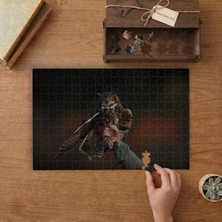 Şaşkın Baykuş Tasarımı 240 Parça Ahşap Puzzle Ahşap Kutuda  MP03964