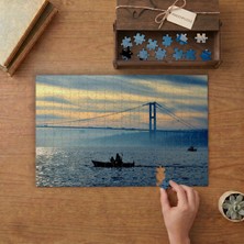Boğaz Köprüsü Manzarası Tasarımı 240 Parça Ahşap Puzzle Ahşap Kutuda  MP08841