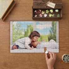 Kardeş Sevgisi Tasarımı 240 Parça Ahşap Puzzle Ahşap Kutuda  MP00657