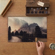 Yanardağ - Yol - Manzara Tasarımı 240 Parça Ahşap Puzzle Ahşap Kutuda  MP05713