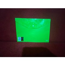 Sensho A4 Mat Fosforlu Renk Çıtçıtlı Dosya