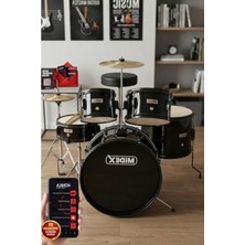 MarkEntegra Çocuk Baterisi Davul Seti, 5-18 Yaş Için Tam Set