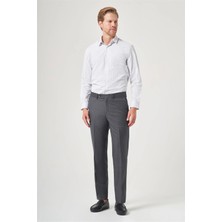 İmza Füme Yan Cep Açık Paça Bez Ayağı Comfort Fit Pantolon 1003260160
