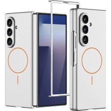 Halkhouse Samsung Galaxy Z Fold 7 Kılıf Magsafe Şarj Özellikli Ultra Ince Kamera Korumalı Darbe Kıpta Kapak