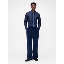 Gap Erkek Mavi Gapstudio Corduroy Baggy Pantolon