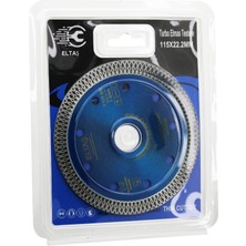 TUX Turbo Elmas Mermer Kesici Disk 115MMX22.2MM Ince Hassas Testere 1.2mm