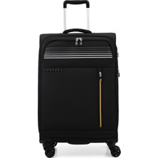Ççs Çavuşoğlu GM22020W Kumaş Büyük Boy Valiz Siyah