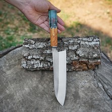 Köse Mehmet Şef Bıçağı - Gyutou Model  - Ceviz Epoksi Sap - 32 cm