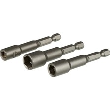 TUX Tomax Manyetik Somun Adaptörü - 3 Lü Set 6,8,10X65 mm