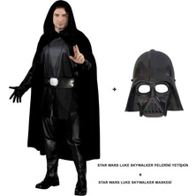 Star Wars Luke Skywalker Pelerini Yetişkin ve Maskesi
