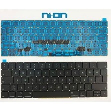 Ni-On Nion Apple ile Uyumlu MacBook Pro MPXU2TU/A RETINA13 (2016) Notebook Klavye (Siyah Büyük Enter Tr)