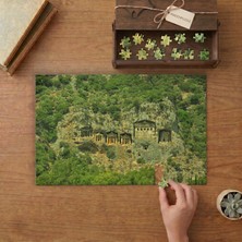 Kaunos Antik Kenti - Muğla Tasarımı 240 Parça Ahşap Puzzle Ahşap Kutuda  MP02124