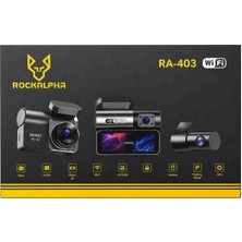 Rockalpha RA-403 Araç Kayıt Kamerası 3 Kameralı 4k+1k+2k