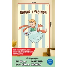 İsg Tabelam 75X100CM/DIKEY/KÜÇÜK Prens Temalı Doğum Günü Branda Afişi